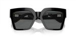 Versace Black Frame Sunglasses with Dark Grey Lenses
