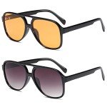 Retro Aviator Sunglasses for Men and Women