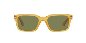 Persol PO3272S Rectangular Sunglasses in Miele/Green