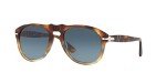 Persol PO0649 Tortoise Aviator Sunglasses, Blue Gradient