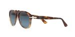 Persol PO0649 Tortoise Aviator Sunglasses, Blue Gradient