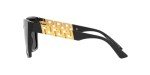 Versace Women's Black Sunglasses with Dark Grey Lenses