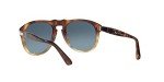 Persol PO0649 Tortoise Aviator Sunglasses, Blue Gradient