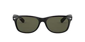 Ray-Ban New Wayfarer Square Sunglasses - Black/Green