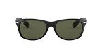 Ray-Ban New Wayfarer Square Sunglasses - Black/Green