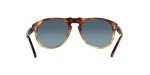 Persol PO0649 Tortoise Aviator Sunglasses, Blue Gradient
