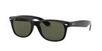 Ray-Ban New Wayfarer Square Sunglasses - Black/Green