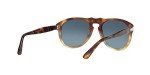 Persol PO0649 Tortoise Aviator Sunglasses, Blue Gradient