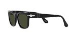 Persol PO3269S Black/Green Square Sunglasses, 52mm