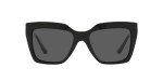 Versace Women's Black Sunglasses with Dark Grey Lenses