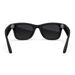 Meta Matte Black Wayfarer Square Polarized Sunglasses