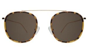 Illesteva Mykonos Ace Tortoise Gold Sunglasses