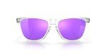 Oakley Frogskins Square Sunglasses, Polished Clear/Violet