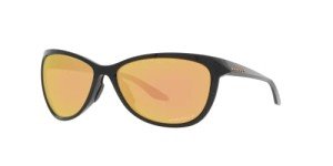 Oakley Women's Pasque Aviator Sunglasses - Black/Rose Gold
