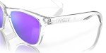 Oakley Frogskins Square Sunglasses, Polished Clear/Violet