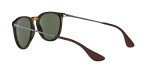Ray-Ban Erika Round Sunglasses, Light Havana/Green