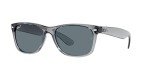 Ray-Ban New Wayfarer Polarized Sunglasses, Grey/Blue