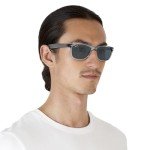 Ray-Ban New Wayfarer Polarized Sunglasses, Grey/Blue