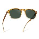 WearMe Pro Men's Polarized Square Sunglasses - Sunset Tortoise