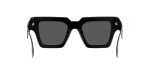 Versace Women's Black Frame Sunglasses with Grey Lenses