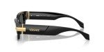 Versace Black Frame Sunglasses with Grey Lenses
