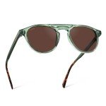 Men's Polarized Square Sunglasses - Emerald Green Frame