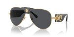 Versace Gold Frame Sunglasses for Men 62mm