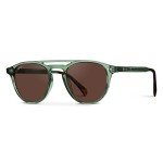 Men's Polarized Square Sunglasses - Emerald Green Frame