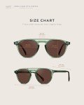 Men's Polarized Square Sunglasses - Emerald Green Frame