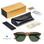 CARFIA Classic Square Polarized Sunglasses for Men