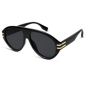 VANLINKER Oversized Retro Polarized Aviator Sunglasses