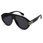 VANLINKER Oversized Retro Polarized Aviator Sunglasses