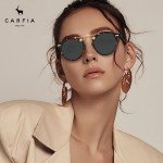 CARFIA Retro Polarized Sunglasses for Women