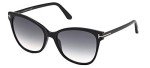 Tom Ford ANI Shiny Black Dark Grey Sunglasses