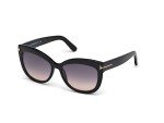 Tom Ford Alistair Cat-Eye Sunglasses in Shiny Black