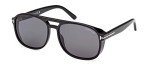 Tom Ford ROSCO FT 1022 Black/Grey Unisex Sunglasses