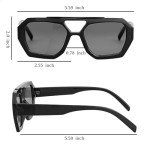 Trendy Hexagonal Designer Aviator Sunglasses for All