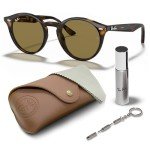 Ray-Ban RB2180 Round Sunglasses with Eyewear Kit