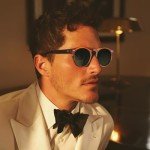 CARFIA Retro Polarized Round Sunglasses for Men