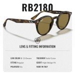 Ray-Ban RB2180 Round Sunglasses with Eyewear Kit