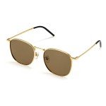 Veda Tinda Vision Round Polarized Sunglasses - Gold Frame