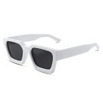Retro 90s Square Sunglasses with UV400 Protection