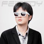 Retro 90s Square Sunglasses with UV400 Protection