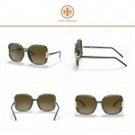 Tory Burch 57MM Olive Gradient Square Sunglasses