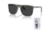 Persol PO3336S Polarized Black Sunglasses with Kit