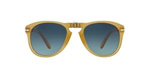 Persol Steve McQueen Aviator Sunglasses - Opal Yellow/Blue