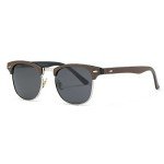 AEVOGUE Polarized Retro Semi-Rimless Sunglasses