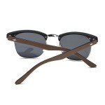 AEVOGUE Polarized Retro Semi-Rimless Sunglasses