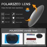 AEVOGUE Polarized Retro Semi-Rimless Sunglasses