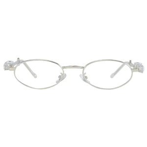 Trendy Oval Rhinestone Sunglasses for Women